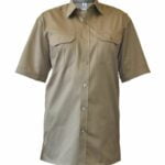 Koszulo-bluza-oficerska-krótki-rękaw-kolor-khaki